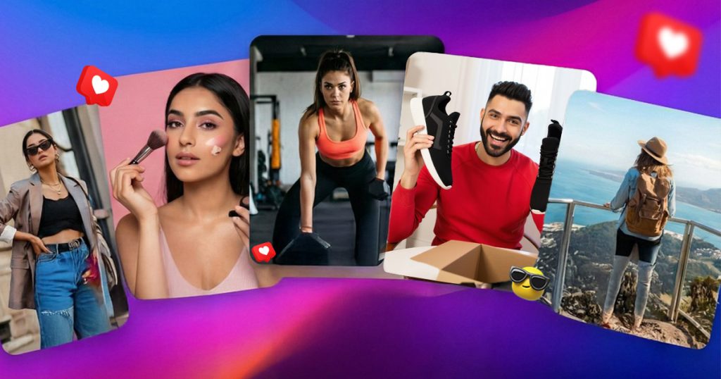 Creators creating UGC videos to help brands boost engagement and trust in their marketing